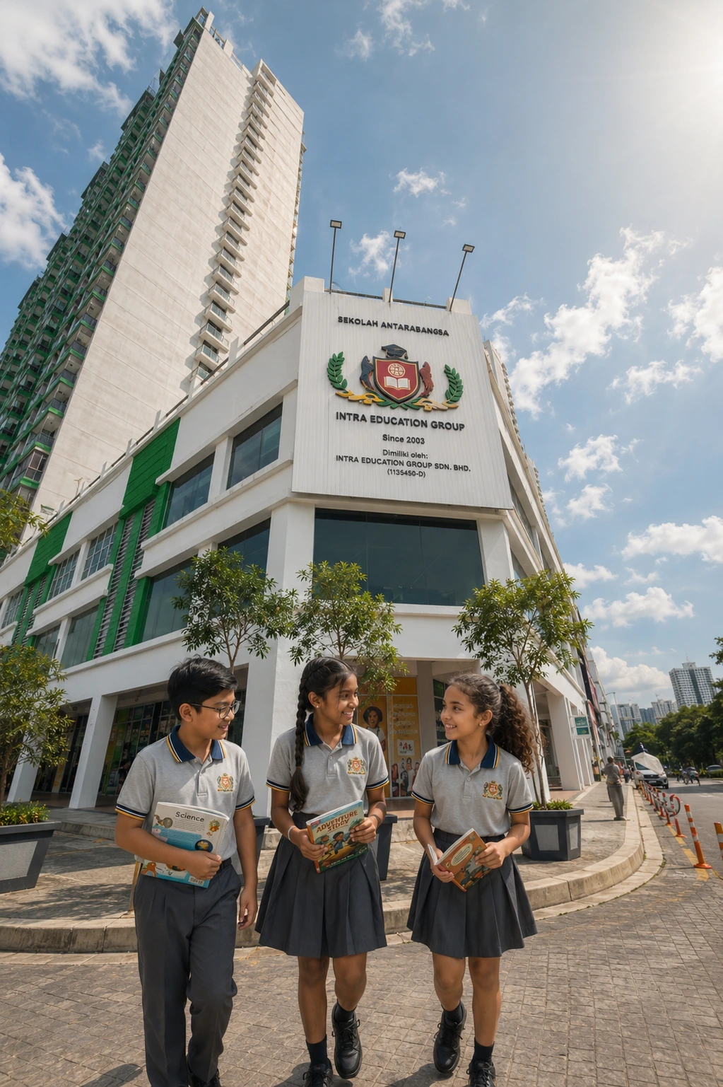 Intra Education Group - Students Going school